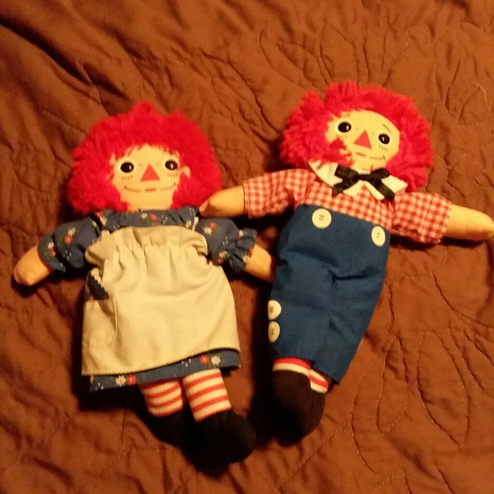Raggedy Annie & Andy. 12"